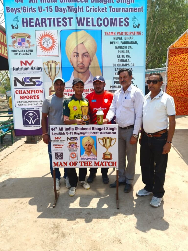 आईवीसीए डेराबस्सी, नागेश क्रिकेट अकादमी, दिल्ली हैरी क्रिकेट अकादमी ने दर्ज की जीत
