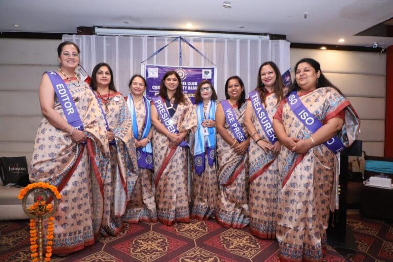 इनरव्हील क्लब चंडीगढ़ सिटी ब्यूटीफुल की नई कार्यकारणी घोषित, अनिता मिड्डा बनी प्रेजिडेंट