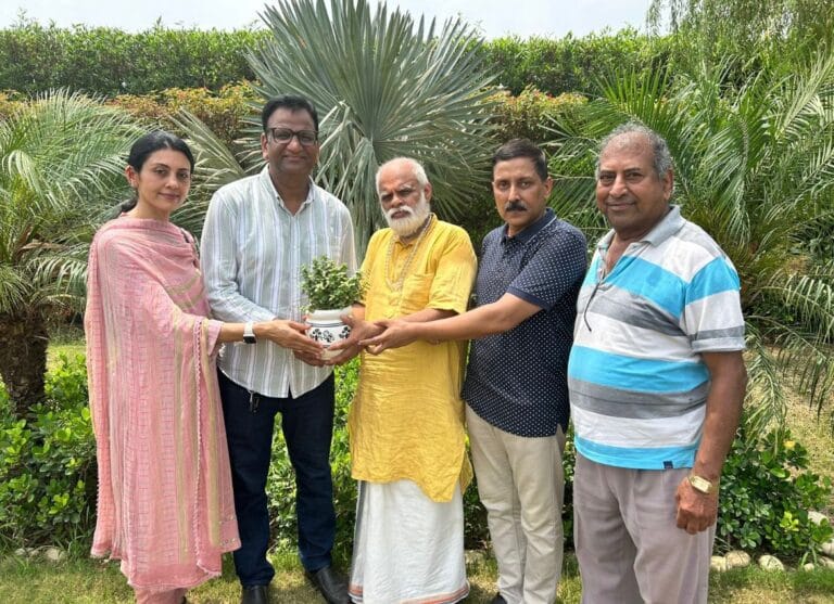 देशी गऊ संवर्धन केंद्र चिण्डियाला मोहाली के कामधेनु वाटिका में पौधरोपण का आयोजन