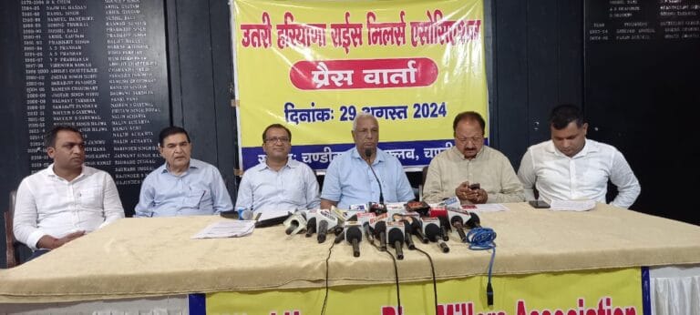 चावल की सही समय पर लिफ्टिंग न होने से उत्तरी हरियाणा राइस मिलर्स एसोसिएशन के राइस मिलर्स को लग रहा लाखों का चूना : विशाल अरोड़ा