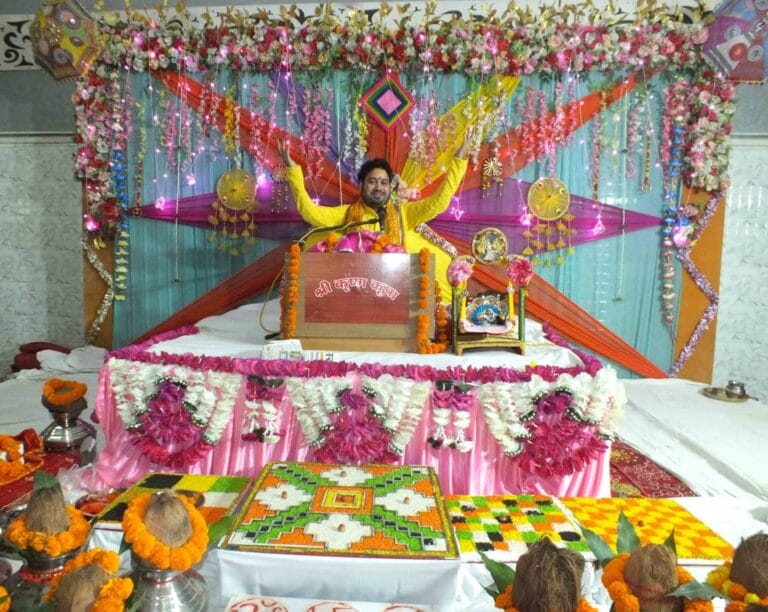पितृ श्राद्ध के उपलक्ष पर साप्ताहिक श्रीमद् भागवत कथा-पितृ मोक्ष महायज्ञ का आयोजन
