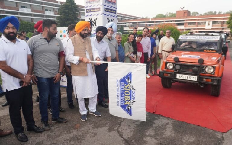 पंजाब के पर्यटन मंत्री ने ‘सजोबा टीएसडी रैली 2024’ के 20वें एडिशन को हरी झंडी दिखाई