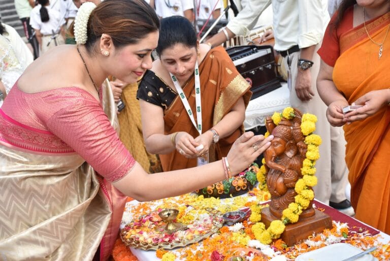 गिल्को इंटरनेशनल स्कूल में भव्य तरीके से मनाई गई गणेश चतुर्थी