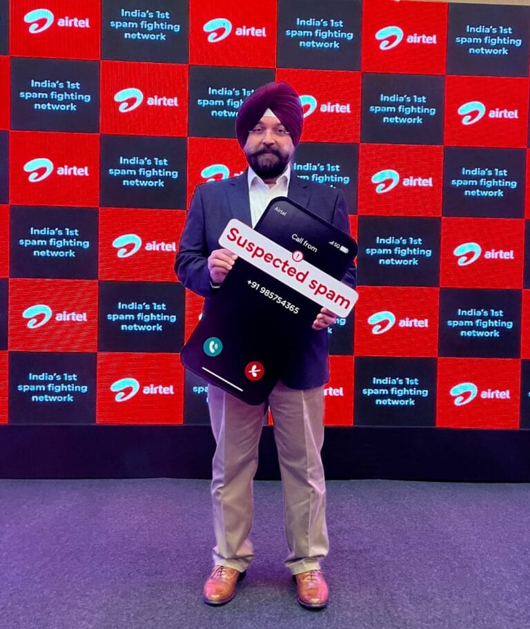 ਏਅਰਟੈੱਲ ਦੇ ਏਆਈ-ਸੰਚਾਲਿਤ ਨੈੱਟਵਰਕ ਤਕਨੀਕ ਨਾਲ ਪੰਜਾਬ, ਹਰਿਆਣਾ ਅਤੇ ਹਿਮਾਚਲ ਪ੍ਰਦੇਸ਼ ਨੇ ਸਪੈਮ ਕਾਲਾਂ ਅਤੇ ਐੱਸਐੱਮਐੱਸ ਨੂੰ ਹਮੇਸ਼ਾ ਦੇ ਲਈ ਕਿਹਾ ਅਲਵਿਦਾ