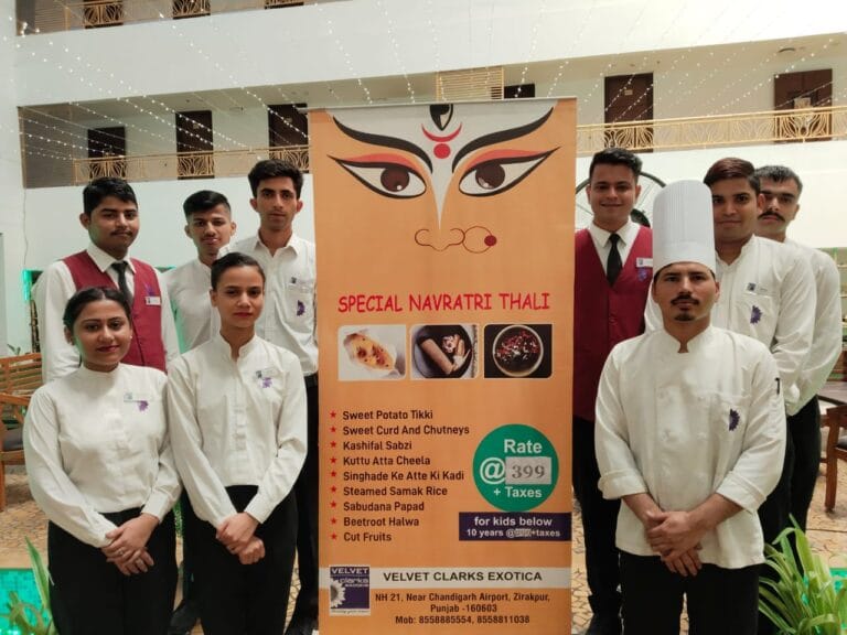 Celebrate Navratri with Exquisite Thali Delights at Velvet Clarks Exotica, Zirakpur