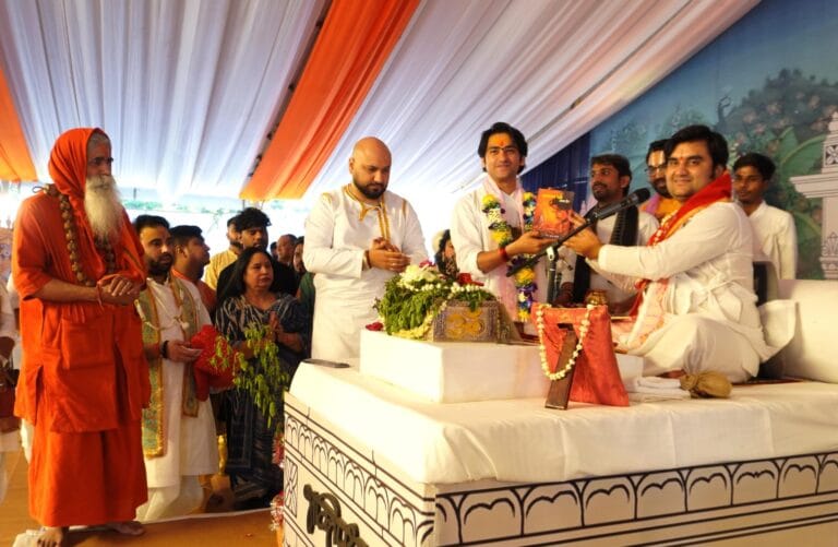श्री मद भागवत कथा और वृन्दावन प्राक्टय उत्सव धूमधाम से संपन्न