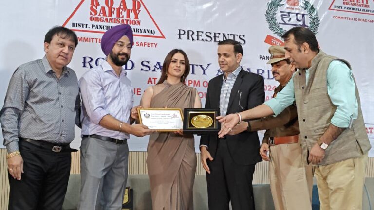 ਪੰਚਕੂਲਾ ਵਿੱਚ ਸੜਕ ਸੁਰੱਖਿਆ ਪੁਰਸਕਾਰ 2024 ਦਾ ਆਯੋਜਨ