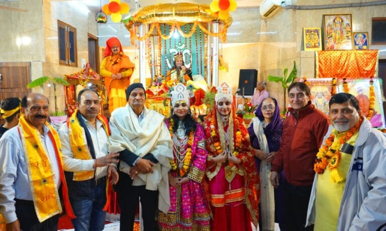 श्री महावीर मंदिर में श्रीकृष्ण-रुक्मणी विवाह की जीवंत झांकी, श्रद्धालुओं ने लिया आनंद