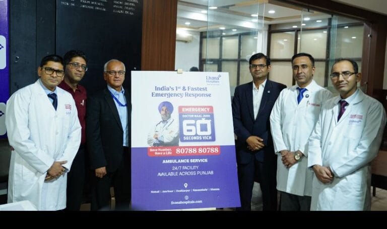 लिवासा हॉस्पिटल ने हेल्पलाइन नंबर 80788 80788 की लॉन्च