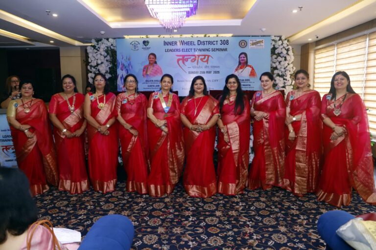 इनर व्हील डिस्ट्रिक्ट 308 का ‘तन्मय: परिवर्तन और परंपरा’- लीडरशिप ट्रेनिंग प्रोग्राम आयोजित