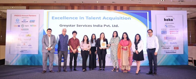 GREYSTAR INDIA Wins PHDCCI HR Excellence Award for Talent Acquisition