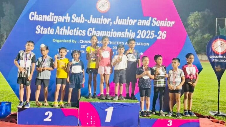 स्ट्रॉबेरी स्कूल सेक्टर 26 में सब-जूनियर, जूनियर एथलेटिक चैम्पियनशिप आयोजित