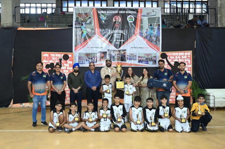 सरदार भगवंत सिंह मेमोरियल बास्केटबॉल ट्रॉफी भव्य समारोह के साथ संपन्न
