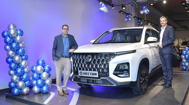 जेएसडब्ल्यू एमजी मोटर इंडिया ने उन्नत डिज़ाइन के साथ लॉन्च की ऑल-न्यू हेक्टर